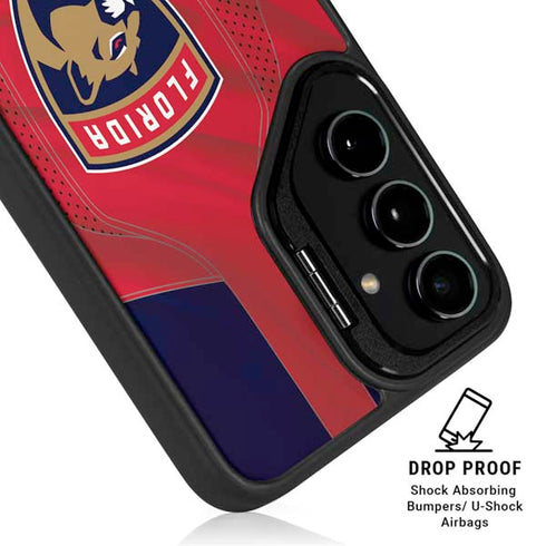 NHL Florida Panthers Jersey Galaxy S24 FE Kickstand Case